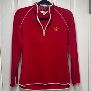 Clover by Bobby Jones Red Golf Pullover Sweater